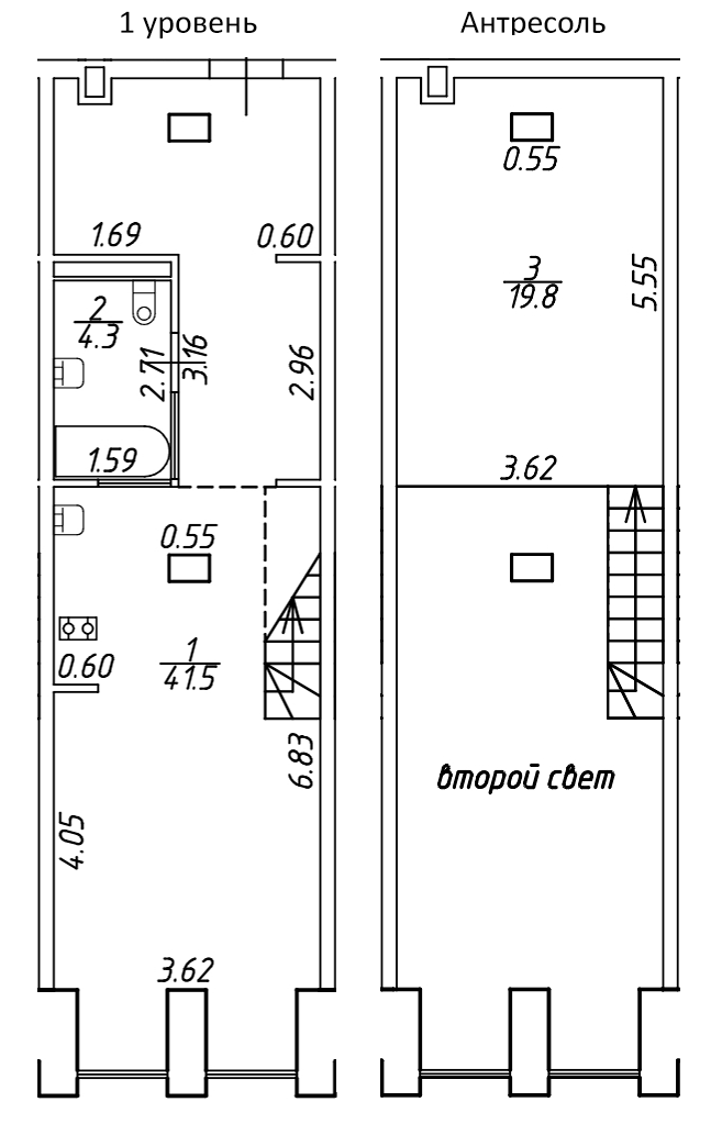 Квартира студия 65.6 м², 3/6 эт., ЖК «Serebro by Avenue-apart»
